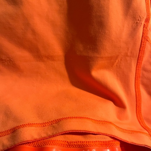 Lululemon skirt Vibrant orange skort skirt shorts run shorts jogging shorts Med - Picture 5 of 7